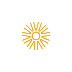 Sun logo design
