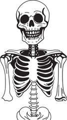 Halloween Spooky Skeleton