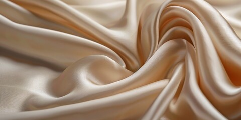 Obraz premium Elegant and soft fabric with smooth satin texture, ideal for fashion, textiles, and interior design projects.