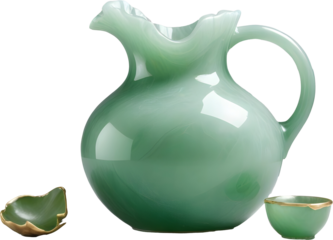 object scene creator vase jade, luxe, design and elegance. graphic resources, png file