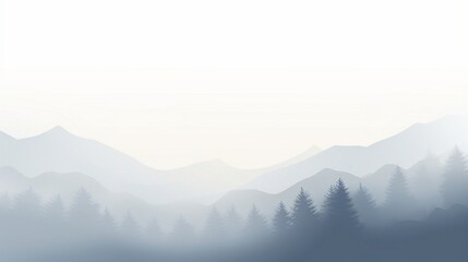 Naklejka premium simple gradient background, nature, white to gray