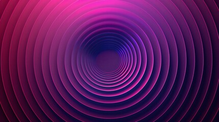 Comic-style background with concentric circles in shades of pink and purple, creating a hypnotic effect.