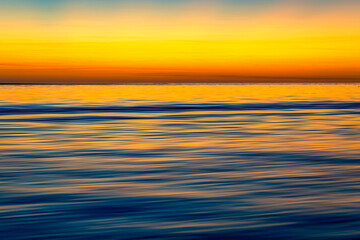 Obraz premium Sun rises over Magdalena Bay of Baja California, Mexico
