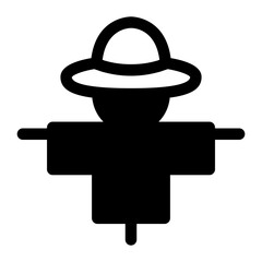 Scarecrow icon vector illustration graphic design
