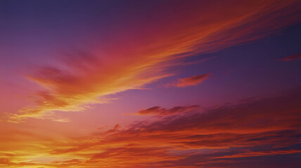 Fototapeta premium sunset gradient with shades of orange, pink, and purple