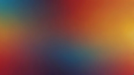 Vibrant sunset gradient banner with hues of yellow, red, and sky blue blending seamlessly
