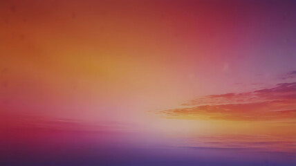 Obraz premium Vibrant sunset gradient with shades of orange, pink, and purple