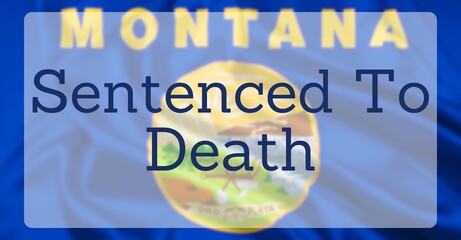 Capital Punishment Over US State Flag