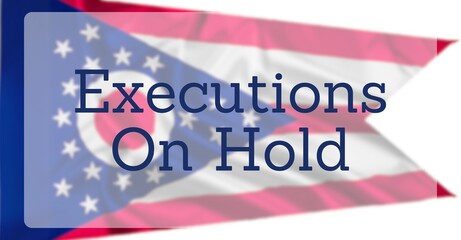 Fototapeta premium Capital Punishment Over US State Flag