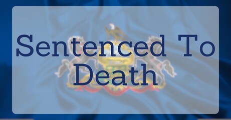 Capital Punishment Over US State Flag