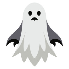 cartoon ghost illustration on a white background