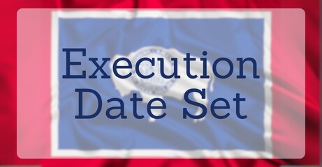 Capital Punishment Over US State Flag