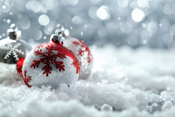 Christmas background with copy space, 