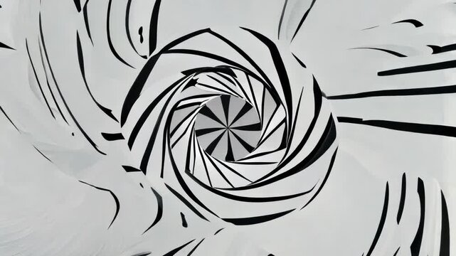 Abstract Polygon Lens Animation