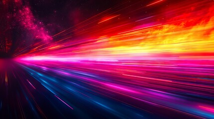 A colorful abstract background with a lot of light streaks