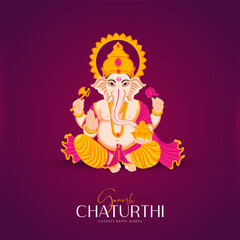 Happy Ganesh Chaturthi Social Media Post Template, Web Banner, Greeting Cards,Print,T-Shirts,Posters and Banners
