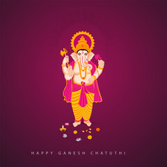 Happy Ganesh Chaturthi Social Media Post Template, Web Banner, Greeting Cards,Print,T-Shirts,Posters and Banners
