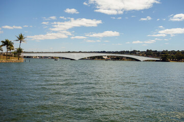 Obraz premium lake Paranoa in Brasilia, DF, Brazil. Artificial lake
