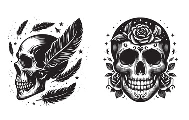 skull vector illustration