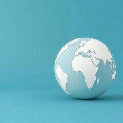 Fototapeta premium Global economic integration, policy frameworks, growth, 3D illustration