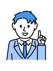 スーツ 男性 バストアップ