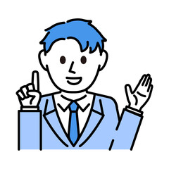 スーツ 男性 バストアップ