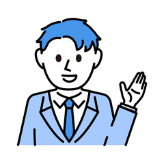 スーツ 男性 バストアップ