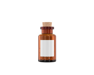 bottle with medicine