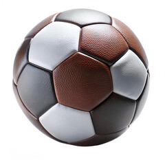 football isolated on white background.AI GENERATED