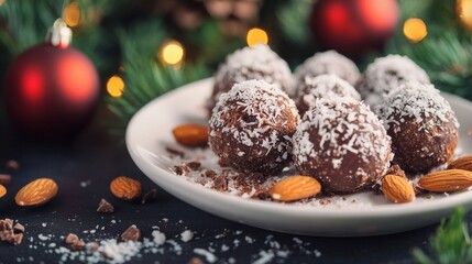 Homemade truffles made with gourmet ingredients.