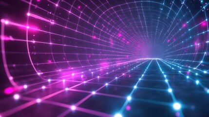 Obraz premium Neon Tunnel