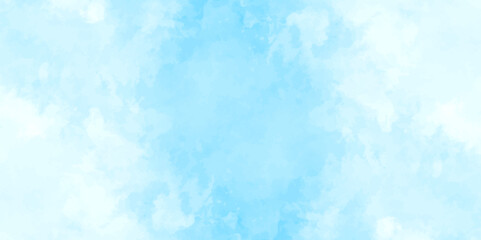 abstract white and blue color frozen ice surface design background. oft sky blue watercolor sky and clouds, Light blue background with watercolor. gradient light white sky background with clouds.