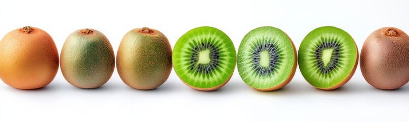 Fototapeta premium Kiwi Fruit Lineup