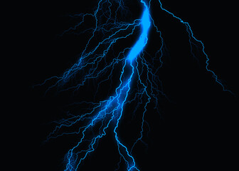 lightning in the sky