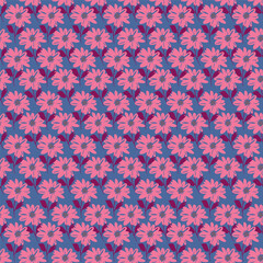 Textile and digital seamless floral vector design
