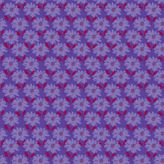 Textile and digital seamless floral vector design