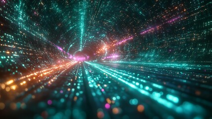 Fototapeta premium データの高速通信のイメージ画像
