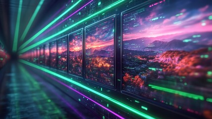 データの高速通信のイメージ画像