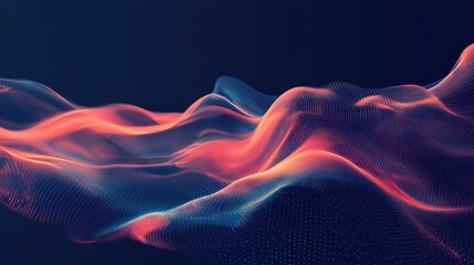Fototapeta premium Abstract Digital Wave