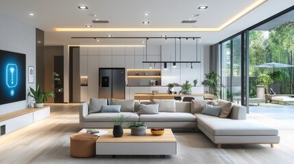 Smart Home with AI-Driven Energy Efficiency Solutions: Homes where energy usage is optimized by AI for efficiency and cost savings.