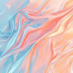 Obraz premium colorful background, bunnies, light orange, sky-blue, digitally enhanced