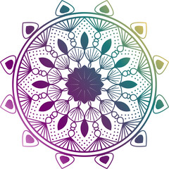 Seamless vector mandala pattern design for background, Circular pattern in the form of a mandala. Henna tatoo mandala. Mehndi style