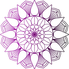 Seamless vector mandala pattern design for background, Circular pattern in the form of a mandala. Henna tatoo mandala. Mehndi style