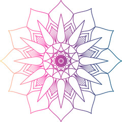 Seamless vector mandala pattern design for background, Circular pattern in the form of a mandala. Henna tatoo mandala. Mehndi style