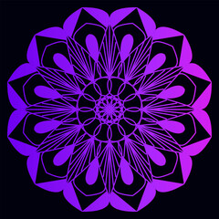 Seamless vector mandala pattern design for background, Circular pattern in the form of a mandala. Henna tatoo mandala. Mehndi style