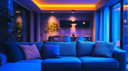 Smart Homes with Integrated AI-Driven Lighting Systems: A home where lighting adjusts automatically based on mood and activity.