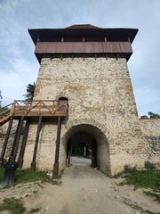 Rasnov medieval fortress - Brasov county, Romania Old stone tower