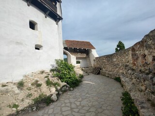 Rasnov fortress - Brasov county, Romania - Street in the old town