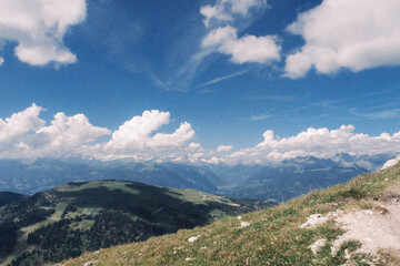 Naklejka premium Travel photo, mountains, street 