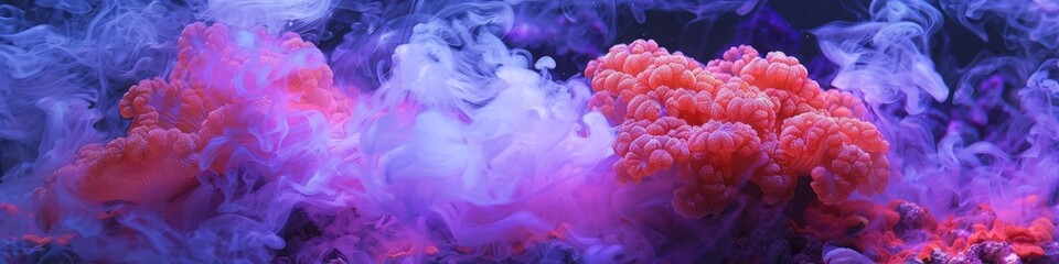 Obraz premium corals and smoke.
